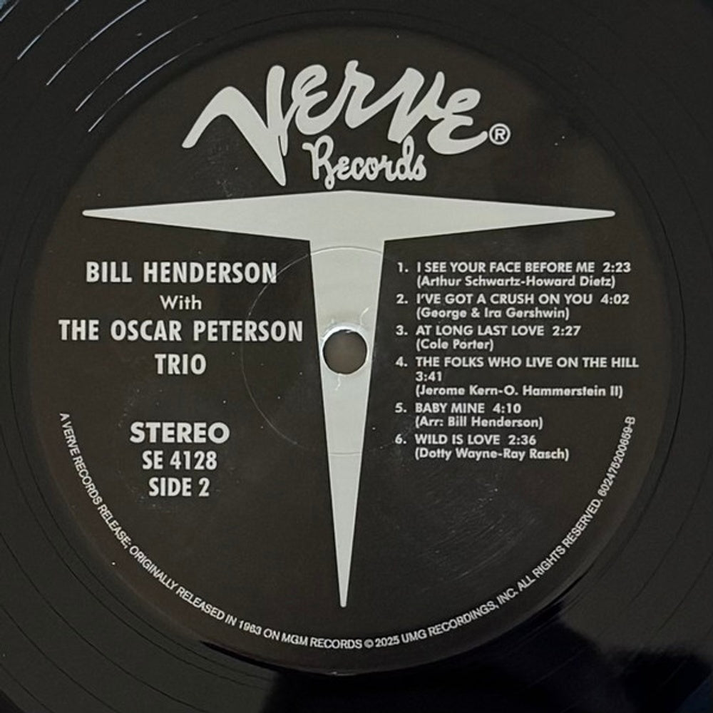 Image: Bill Henderson – Bill Henderson With Oscar Peterson (Verve By LP Vinyl) Vinyl LP | Relix