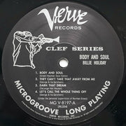 Image: Billie Holiday – Body And Soul (Verve Acoustic Sounds Series LP Vinyl) Vinyl LP | Relix