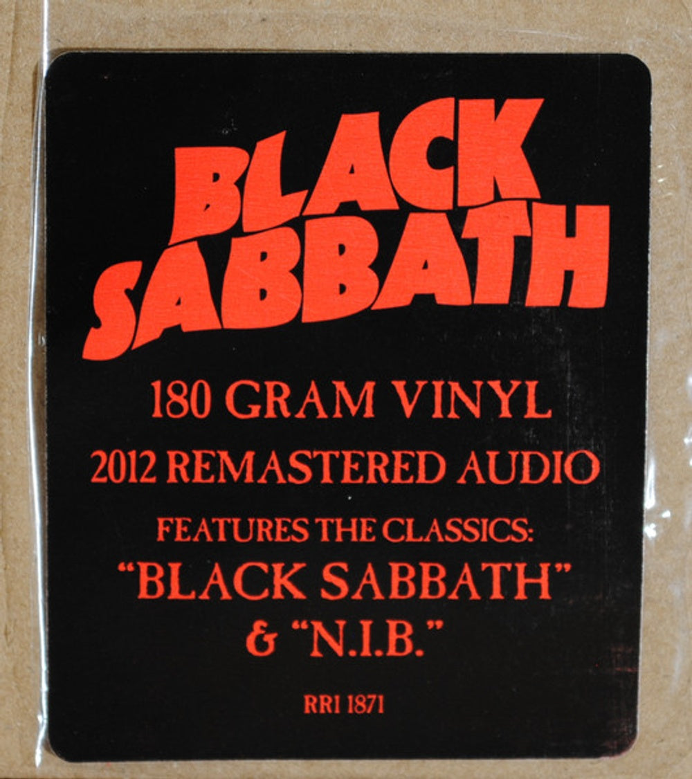 Image: Black Sabbath – Black Sabbath (180 Gram Limited Edition LP Vinyl) Vinyl LP | Relix
