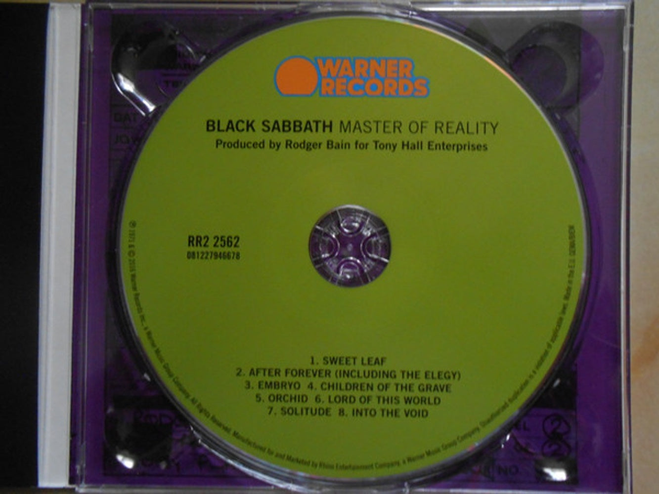 Image: Black Sabbath – Master Of Reality (Remastered CD) CD | Relix