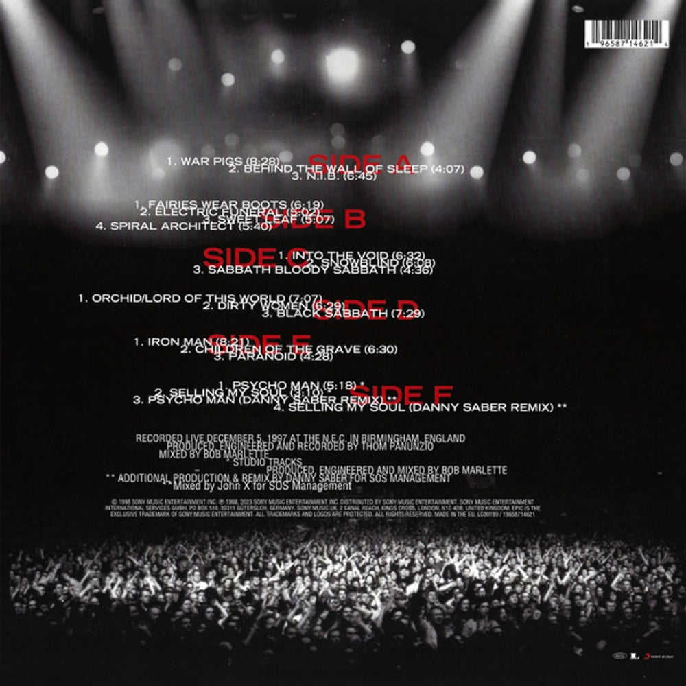Image: Black Sabbath – Reunion (3-LP Vinyl) Vinyl LP | Relix