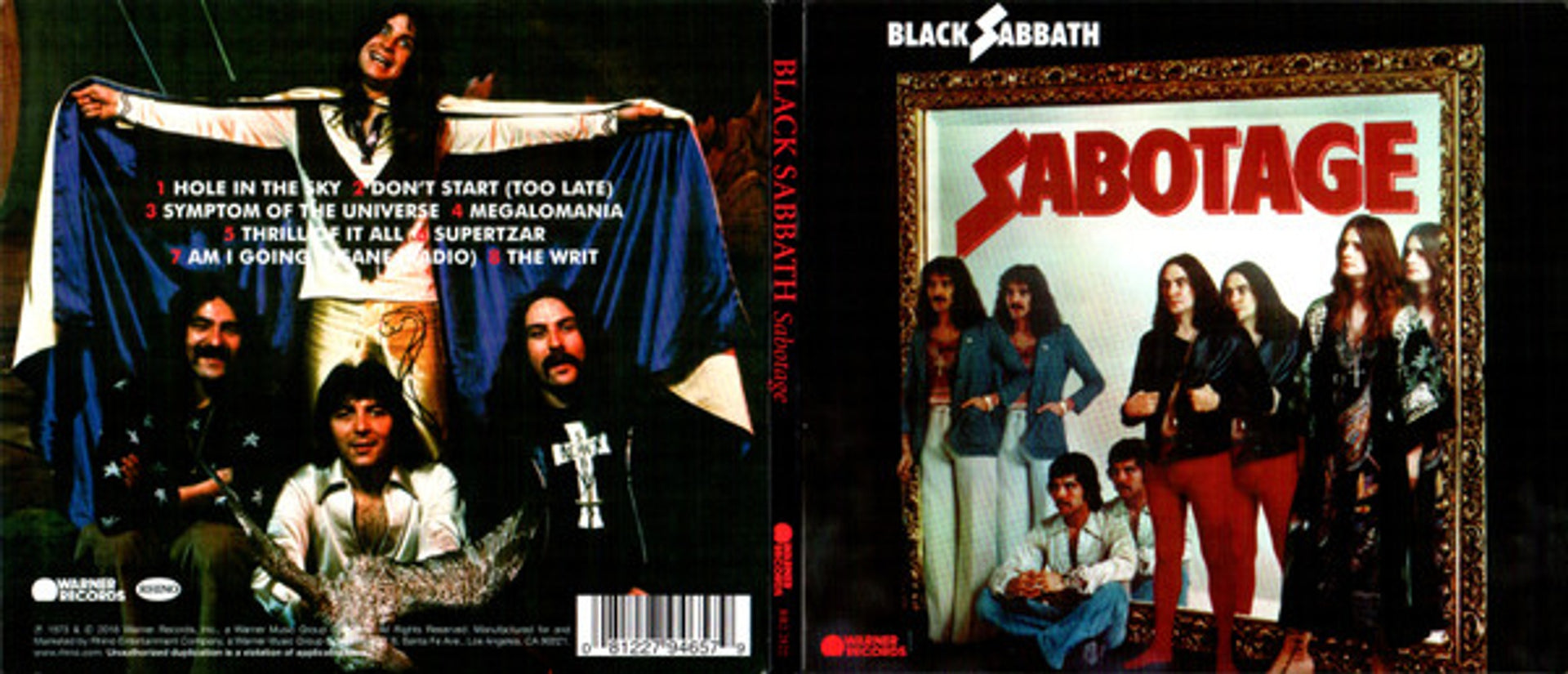 Image: Black Sabbath – Sabotage (Remastered CD) CD | Relix