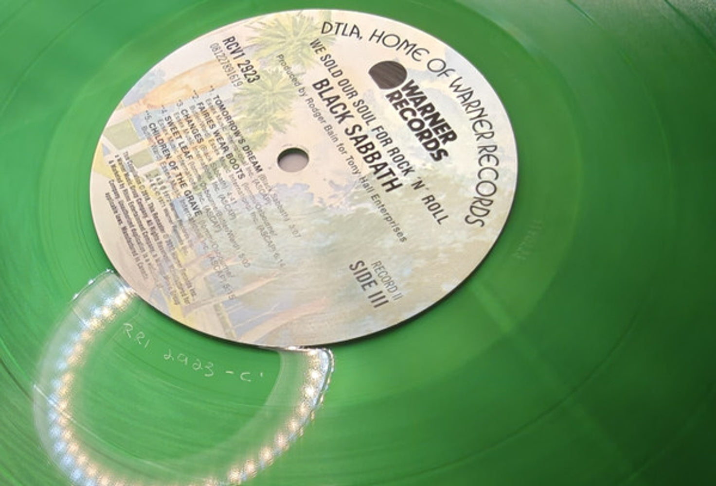 Image: Black Sabbath – We Sold Our Souls To Rock 'n' Roll (Rktbr25, Green LP Vinyl) Vinyl LP | Relix