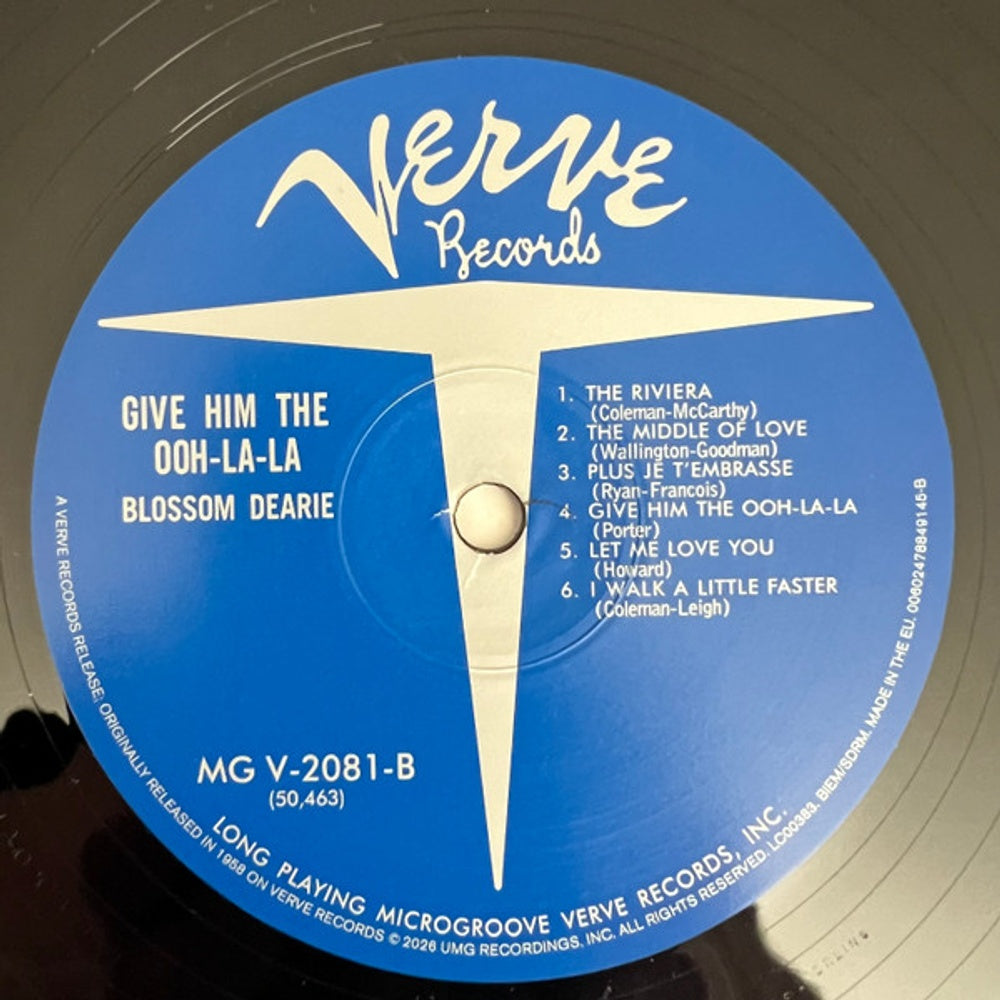 Image: Blossom Dearie – Give Him The Ooh-La-La (Verve Vault Series, 180 Gram LP Vinyl) Vinyl LP | Relix