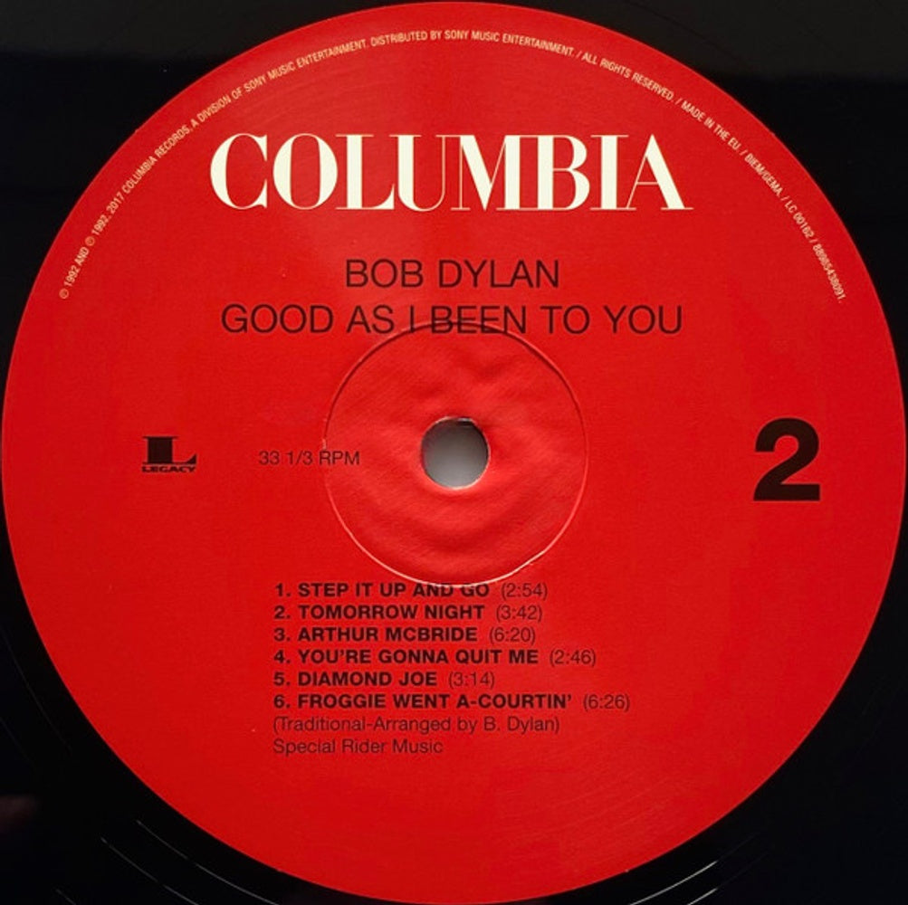 Image: Bob Dylan – Good As I Been To You Vinyl LP | Relix