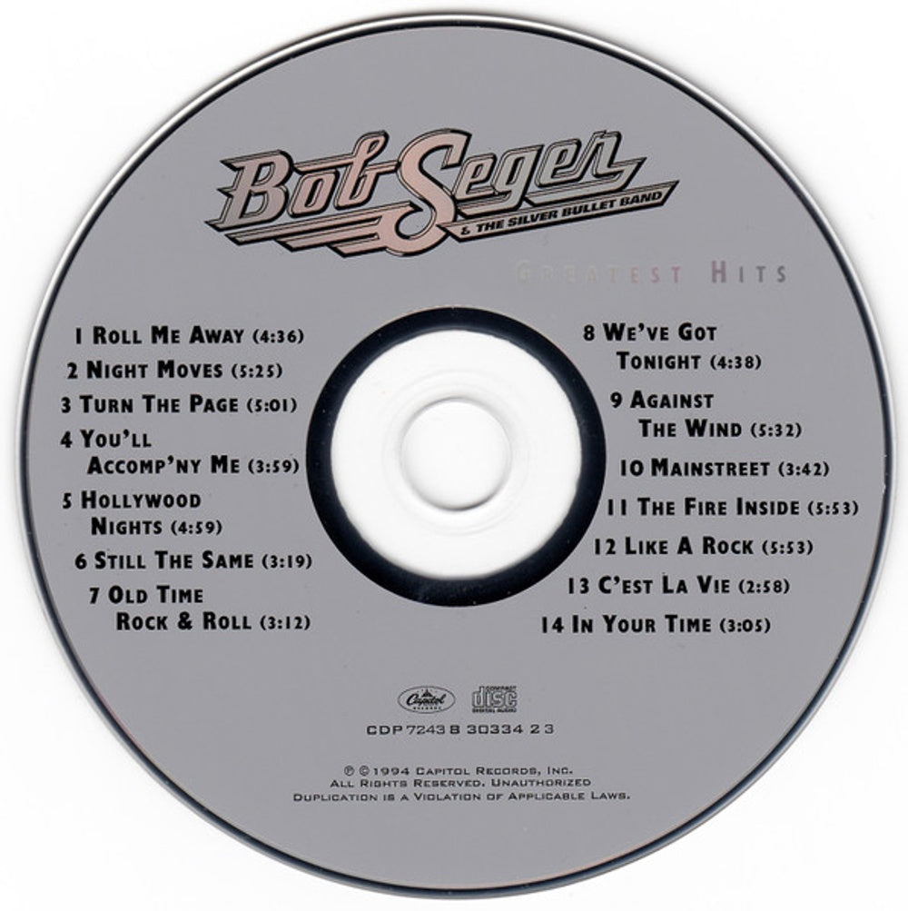 Image: Bob Seger – Greatest Hits CD | Relix
