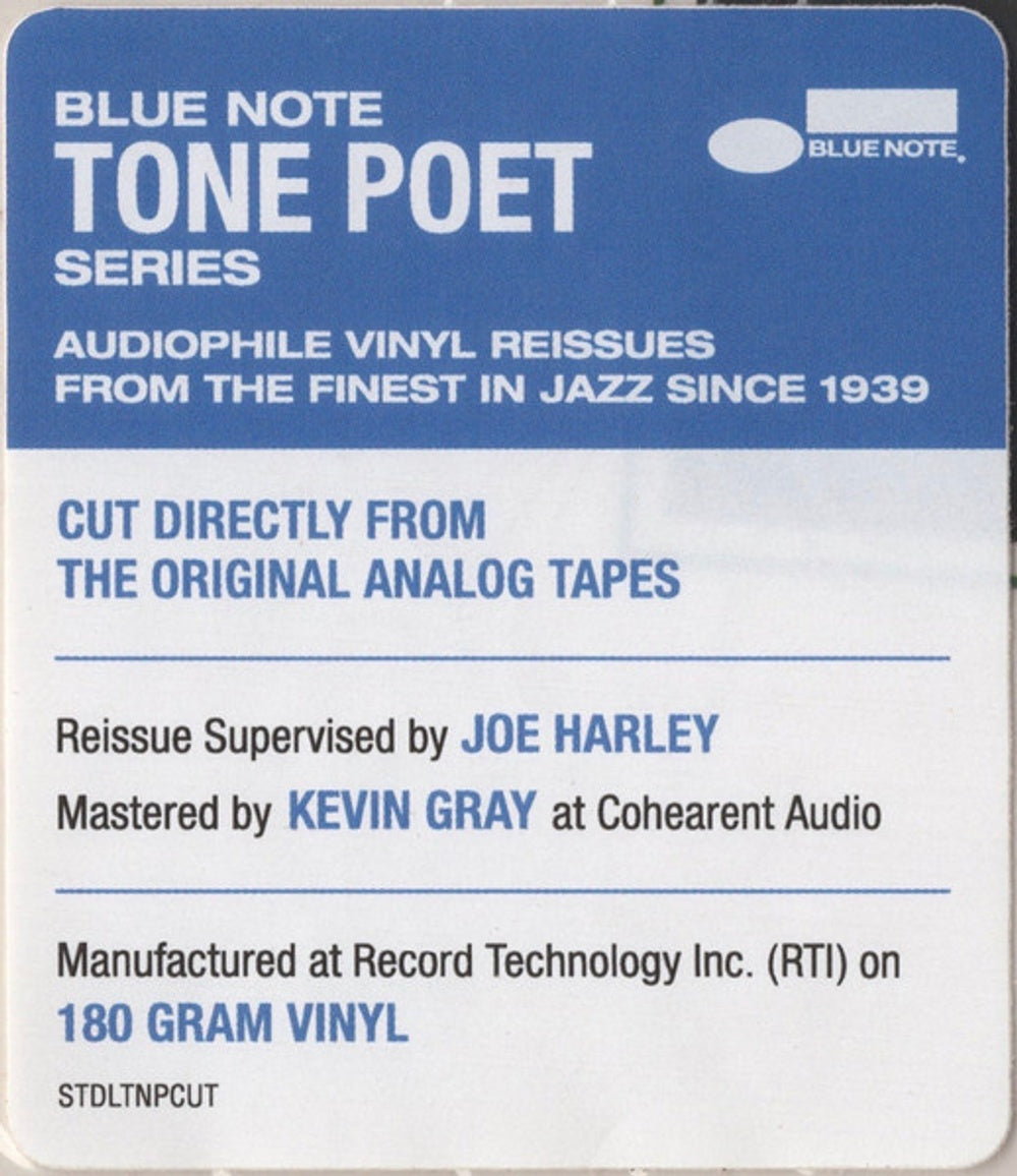 Image: Bobby Hutcherson – Montara (Blue Note Tone Poet Edition, 180 Gram LP Vinyl) Vinyl LP | Relix