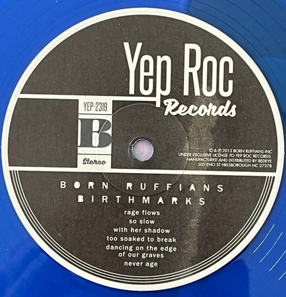 Image: Born Ruffians – Birthmarks (Blue, Clear, Aniv LP Vinyl) Vinyl LP | Relix