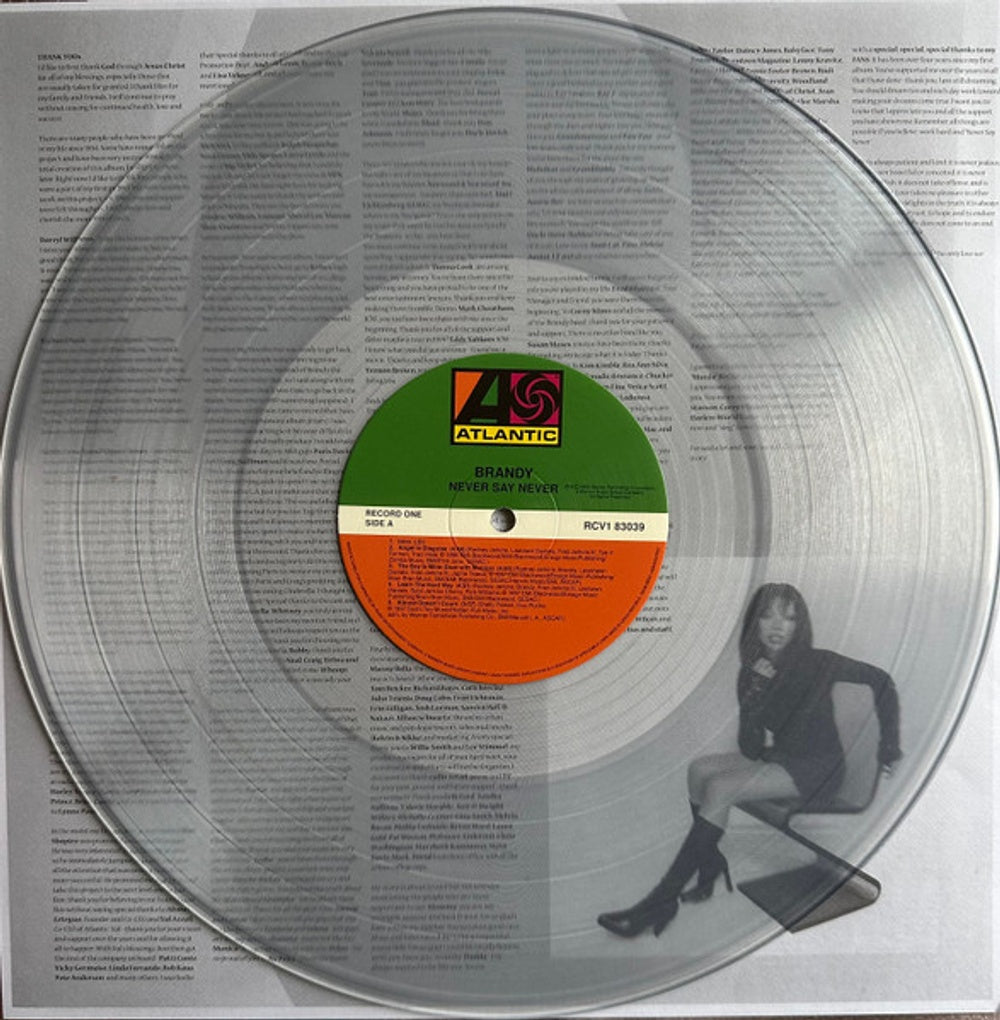 Image: Brandy – Never Say Never (Uk LP Vinyl) Vinyl LP | Relix
