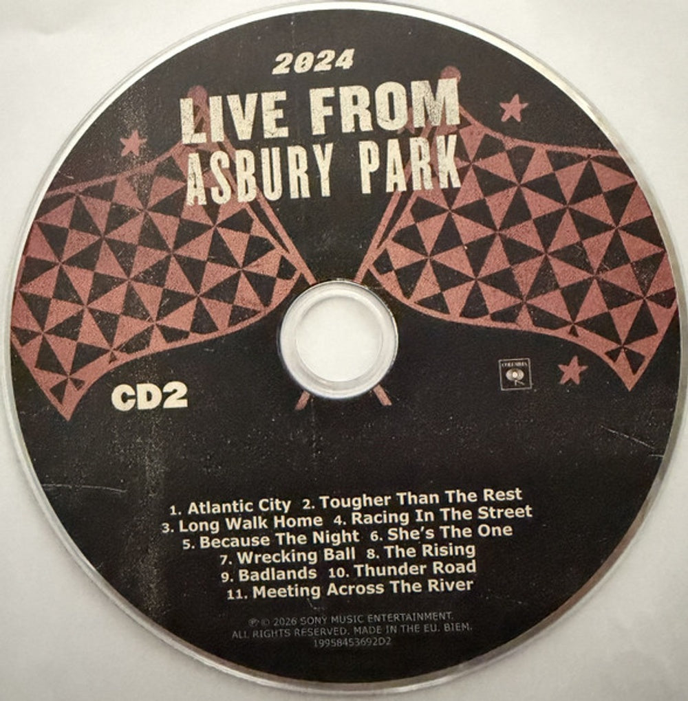 Image: Bruce Springsteen  & The E Street Band – Live From Asbury Park 2024 (3-CD) CD | Relix