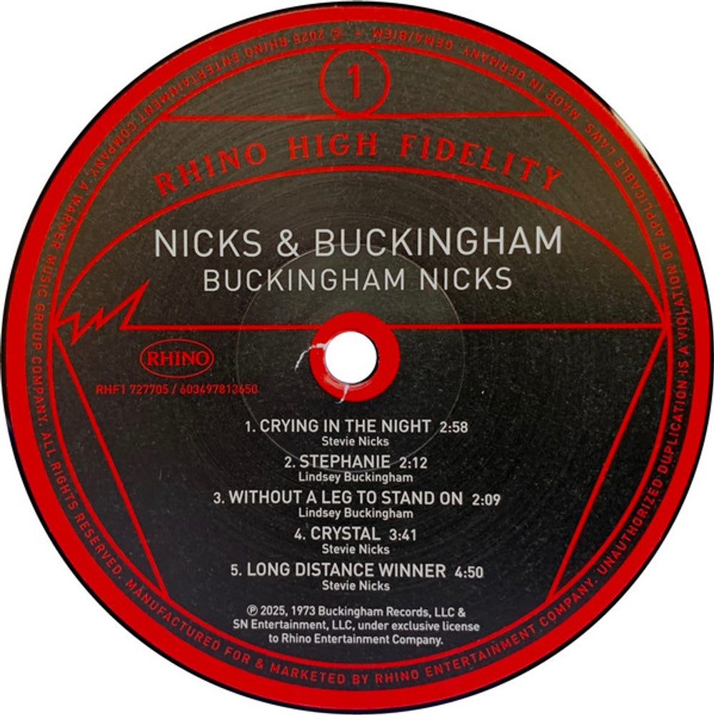 Image: Buckingham Nicks – Buckingham Nicks -  (Hi-Fi Un-numbered LP Vinyl) Vinyl LP | Relix