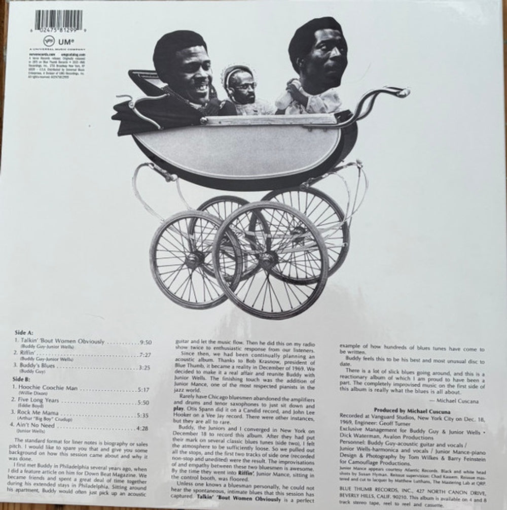 Image: Buddy Guy  / Wells,Junior / Mance,Junior – Buddy And The Juniors (180 Gram LP Vinyl) Vinyl LP | Relix