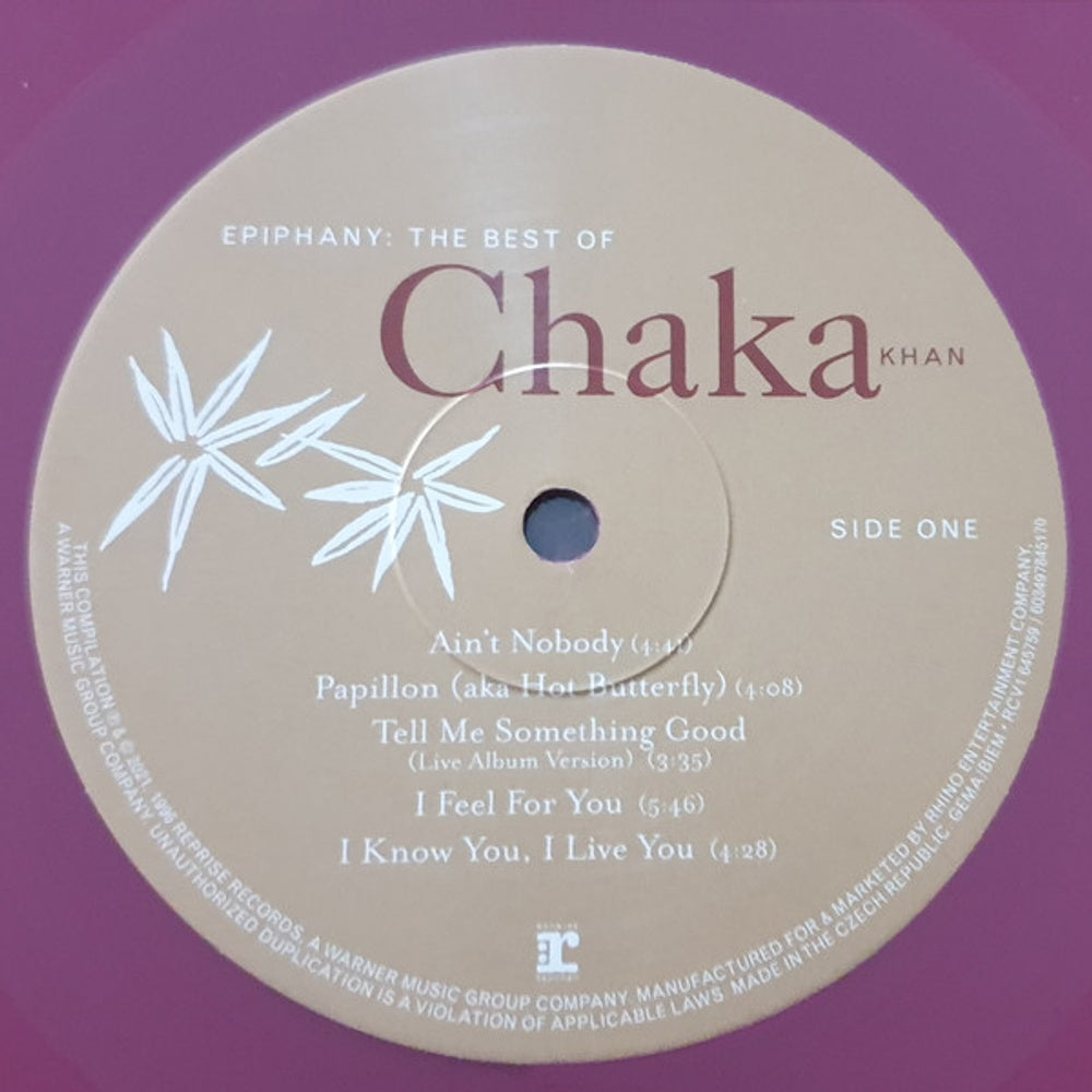 Image: Chaka Khan – Epiphany: The Best Of Chaka Khan (Burgundy LP Vinyl) Vinyl LP | Relix