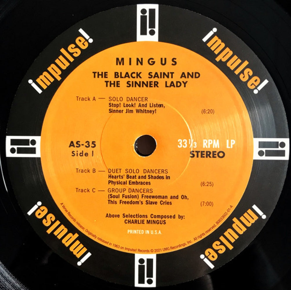 Image: Charles Mingus – The Black Saint And The Sinner Lady (Verve Acoustic Sounds Series LP Vinyl) Vinyl LP | Relix