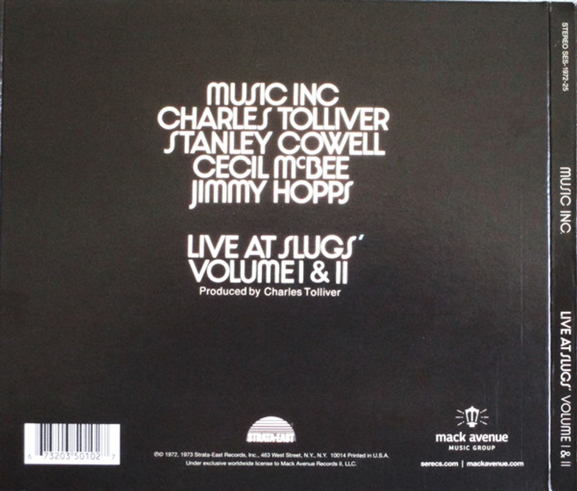 Image: Charles Tolliver – Live At Slugs' Volume I & Ii CD | Relix