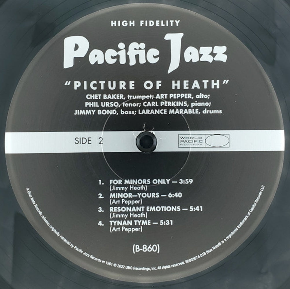Image: Chet Baker, Art Pepper & Phil Urso – Picture Of Heath (Blue Note Tone Poet Series LP Vinyl) Vinyl LP | Relix