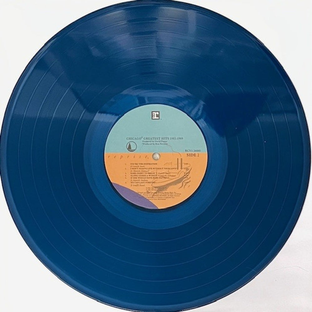 Image: Chicago – Greatest Hits 1982-1989 (Blue, Colored, Bme LP Vinyl) Vinyl LP | Relix
