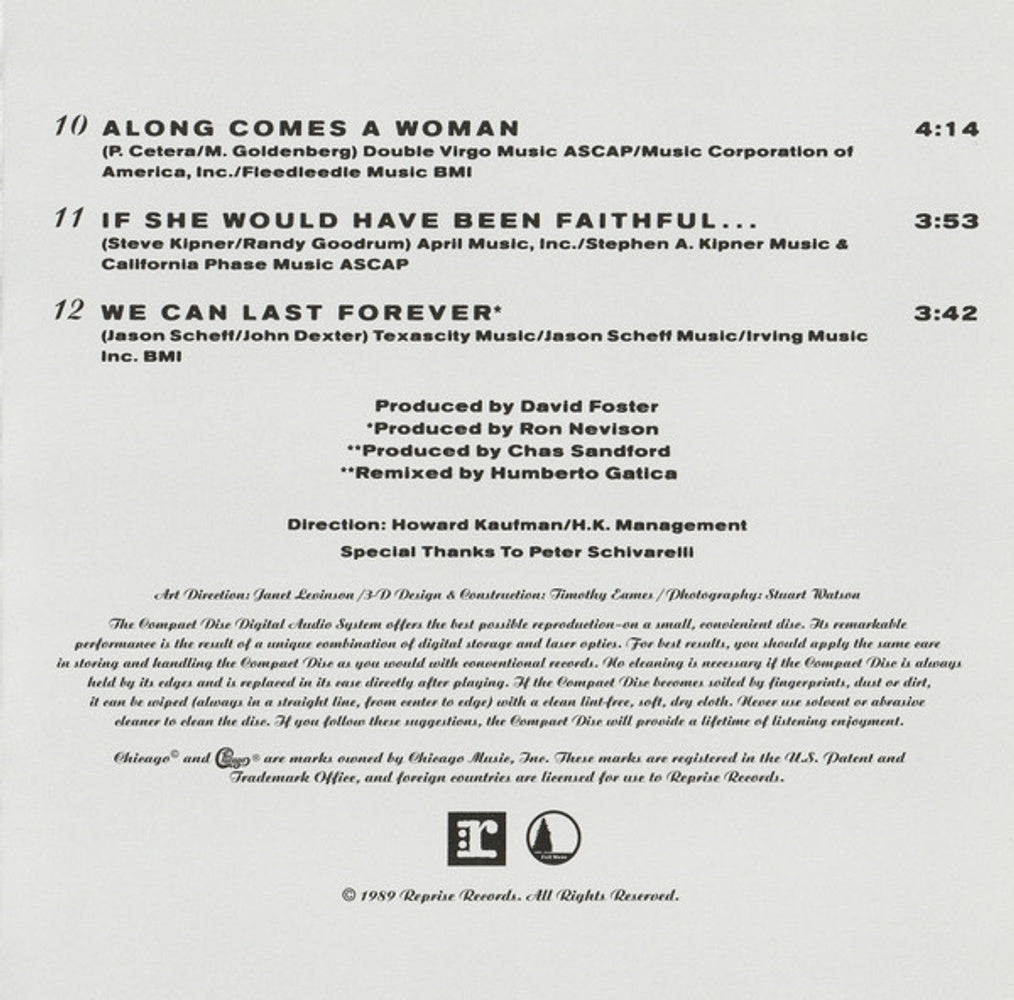 Image: Chicago – Greatest Hits 1982-1989 CD | Relix