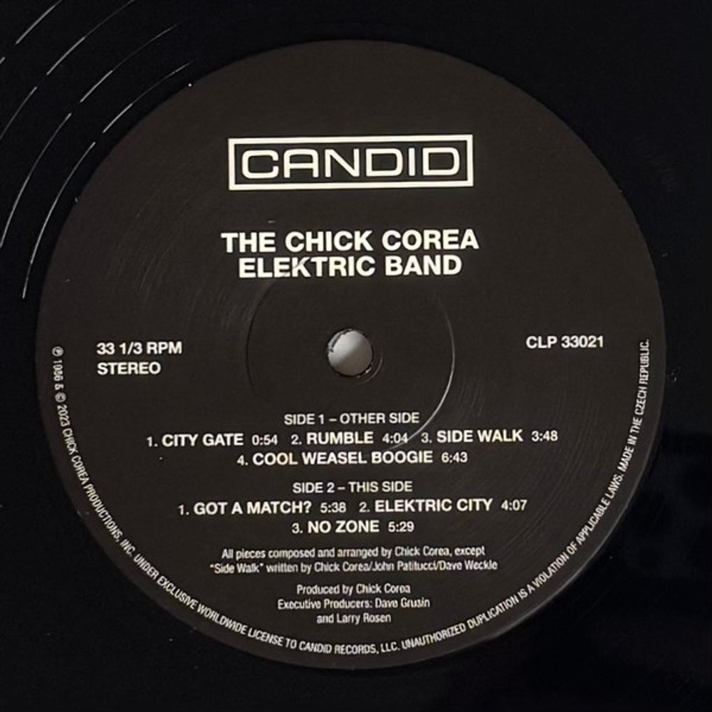 Image: Chick Corea – Chick Corea Elektric Band (Gate LP Vinyl) Vinyl LP | Relix