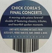 Image: Chick Corea – Forever Yours: The Farewell Concert CD | Relix
