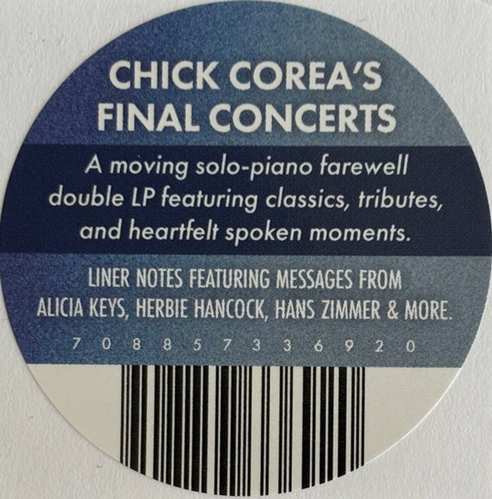 Image: Chick Corea – Forever Yours: The Farewell Concert CD | Relix