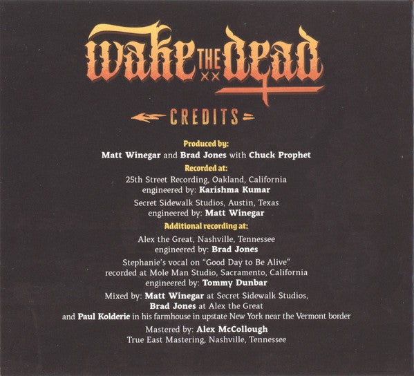 Image: Chuck Prophet – Wake The Dead CD | Relix