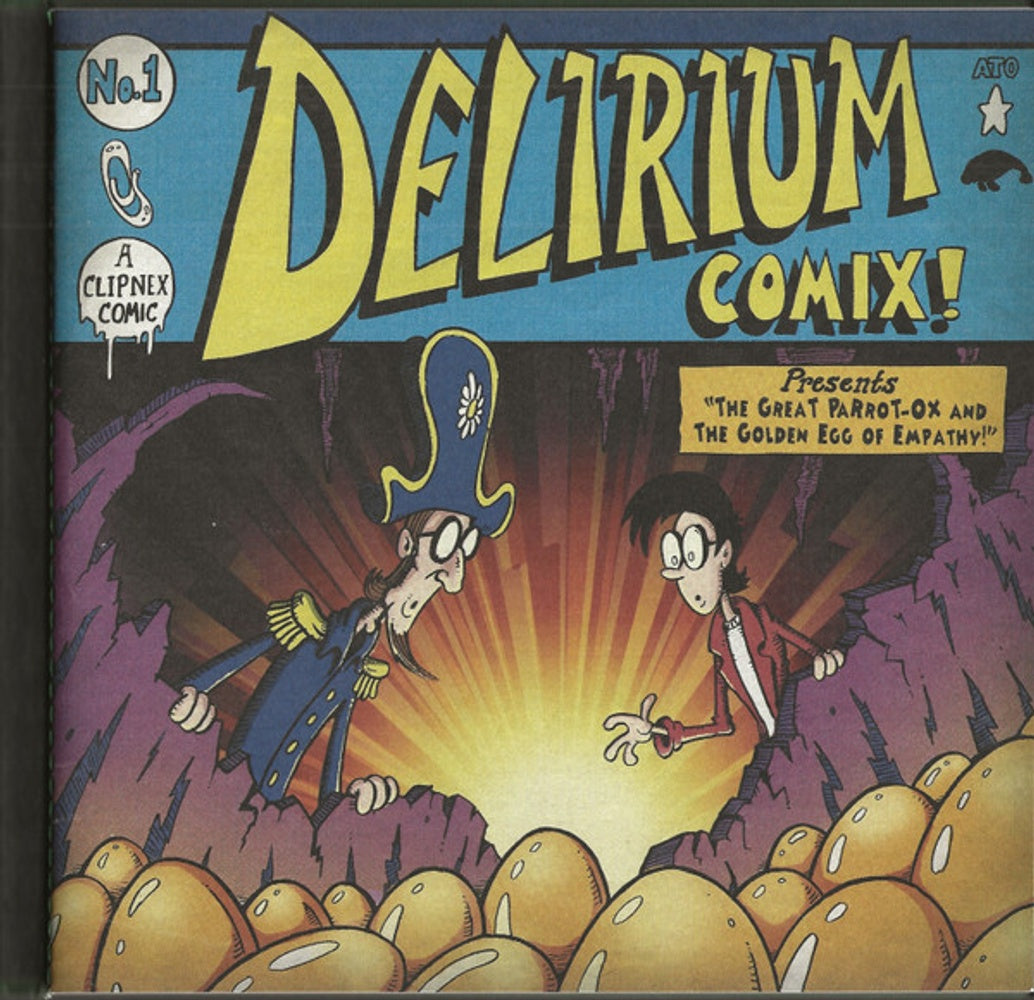 Image: Claypool Lennon Delirium – The Great Parrot-Ox and the Golden Egg of Empathy (with 24 Page Comic Book CD) CD | Relix
