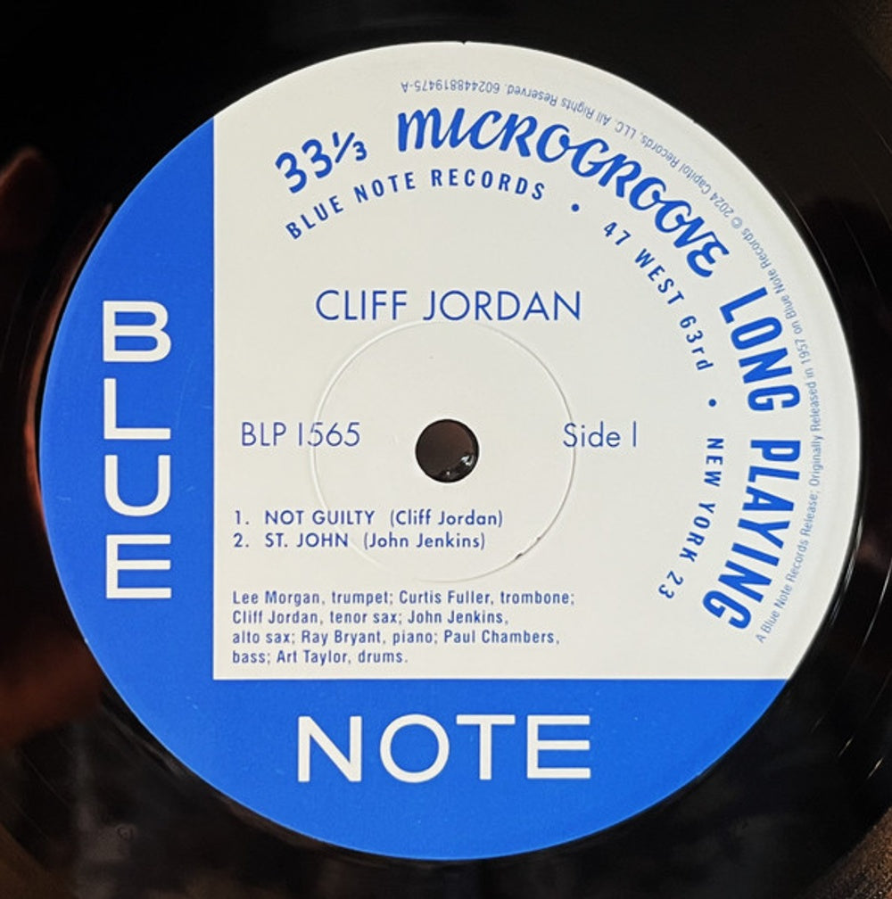 Image: Cliff Jordan – Cliff Jordan (Blue Note Tone Poet Series LP Vinyl) Vinyl LP | Relix