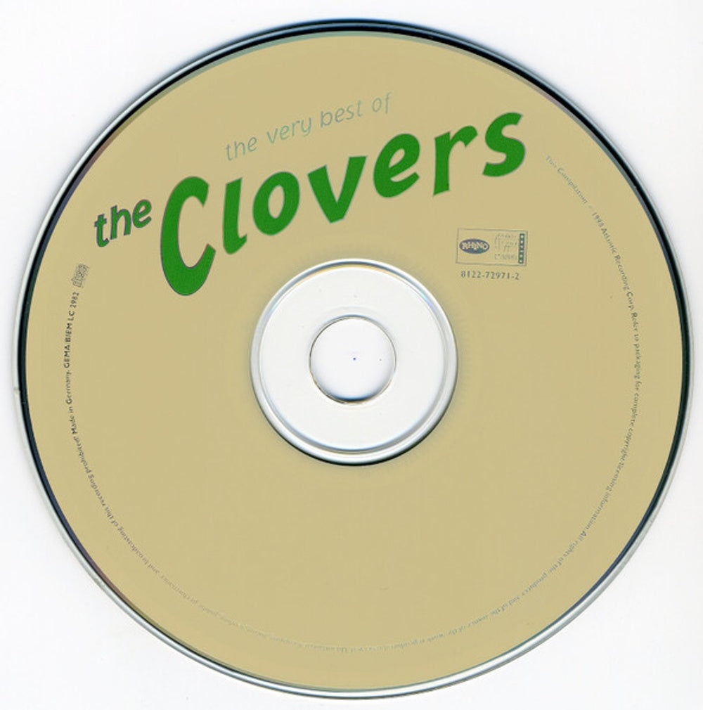 Image: Clovers – Very Best of the Clovers CD | Relix