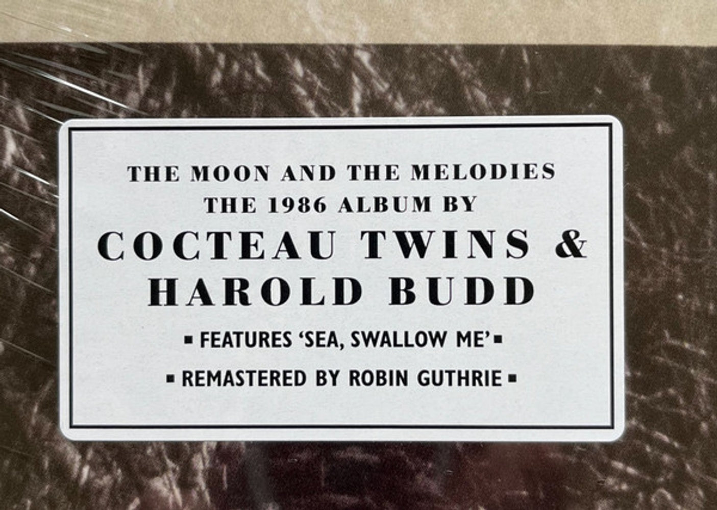 Image: Cocteau Twins and Harold Budd – The Moon and the Melodies Vinyl LP | Relix
