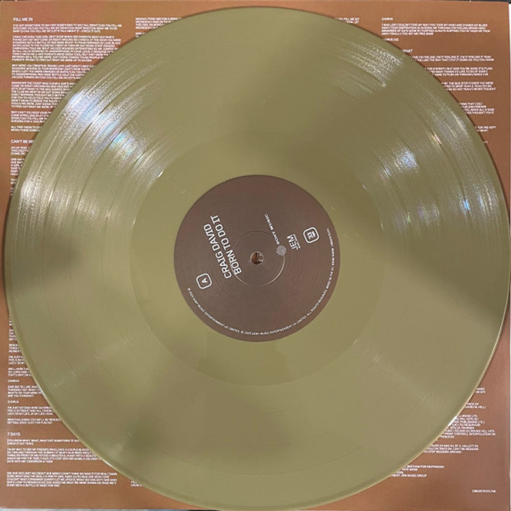 Image: Craig David – Born To Do It (Bonus Tracks, Colored LP Vinyl) Vinyl LP | Relix