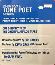 Image: Curtis Amy  / Butler,Frank – Groovin' Blue (Blue Note Tone Poet Edition, 180 Gram LP Vinyl) Vinyl LP | Relix