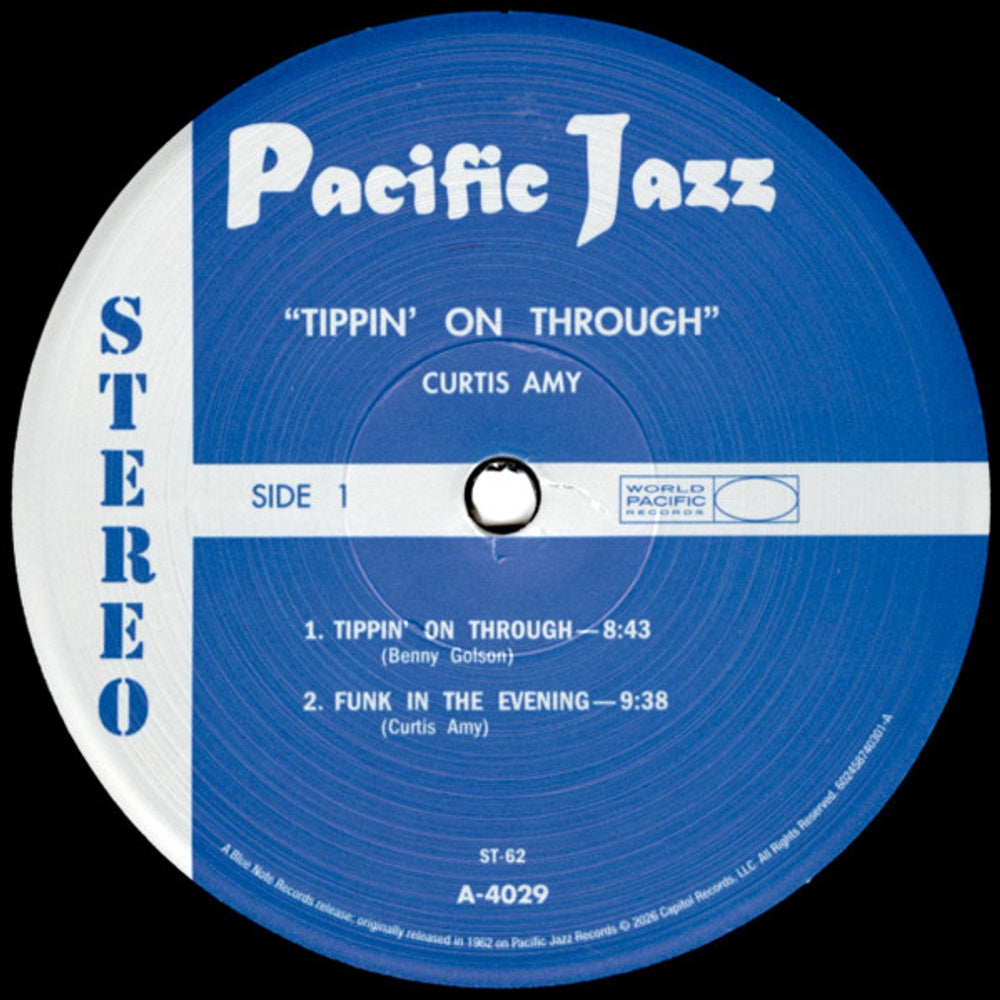 Image: Curtis Amy – Tippin' On Through (Blue Note Tone Poet Edition LP Vinyl) Vinyl LP | Relix