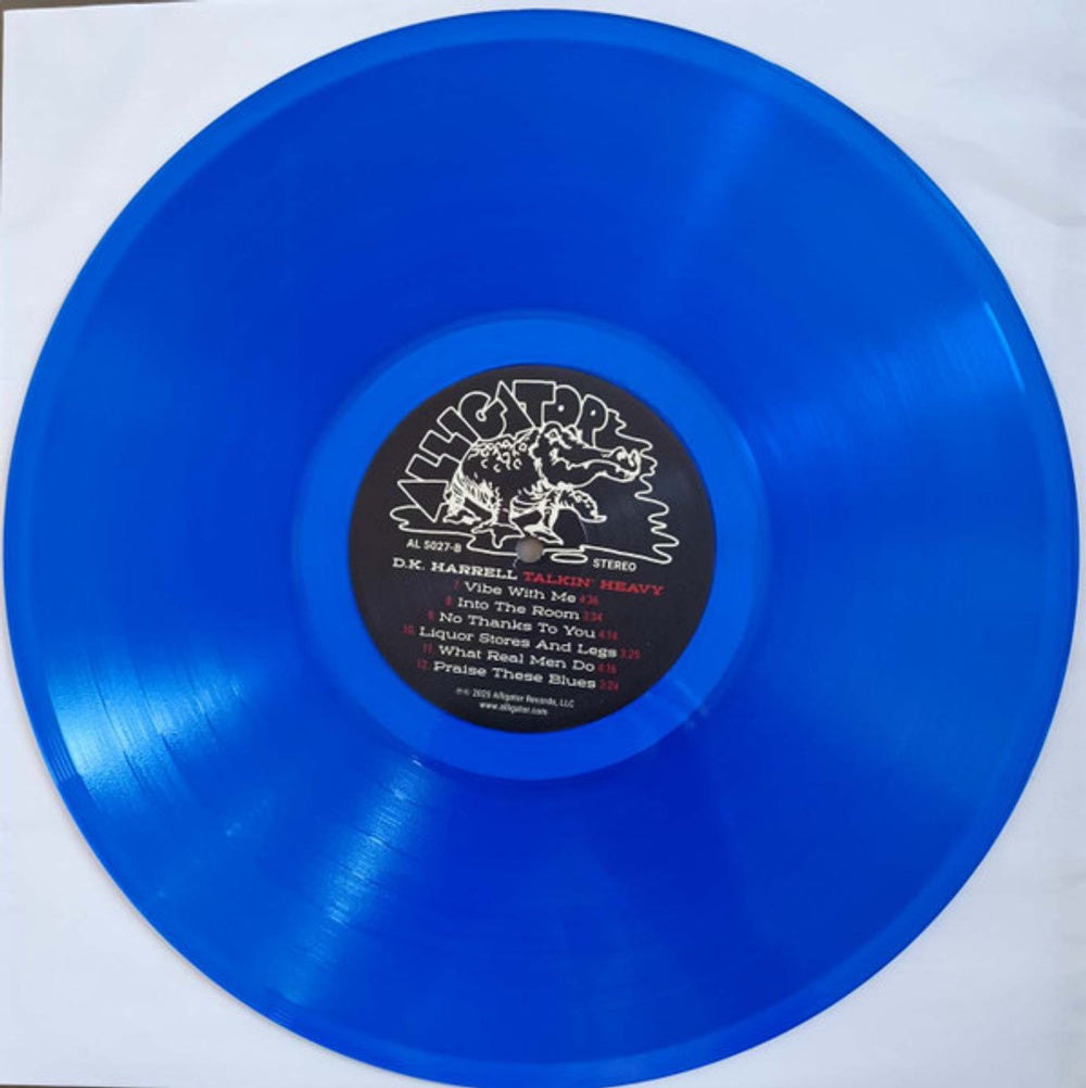 Image: D Harrell .K. – Talkin' Heavy (Blue, Clear LP Vinyl) Vinyl LP | Relix