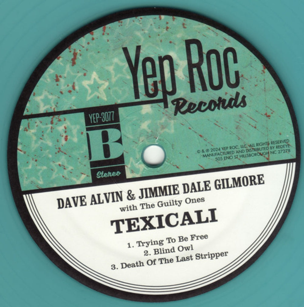 Image: Dave Alvin  / Dale Gilmore,Jimmie – Texicali (Blue, Colored LP Vinyl) Vinyl LP | Relix