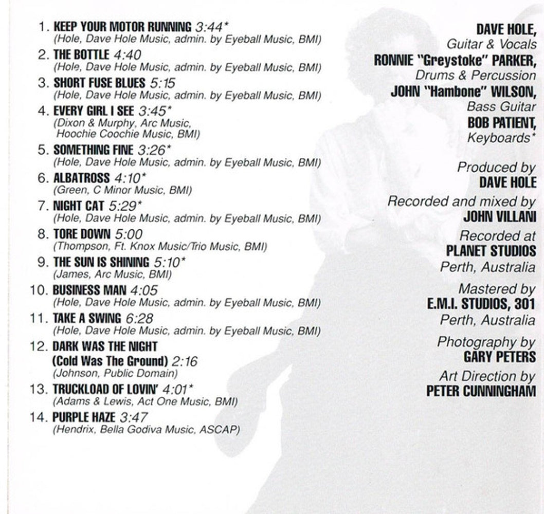 Image: Dave Hole – Short Fuse Blues CD | Relix