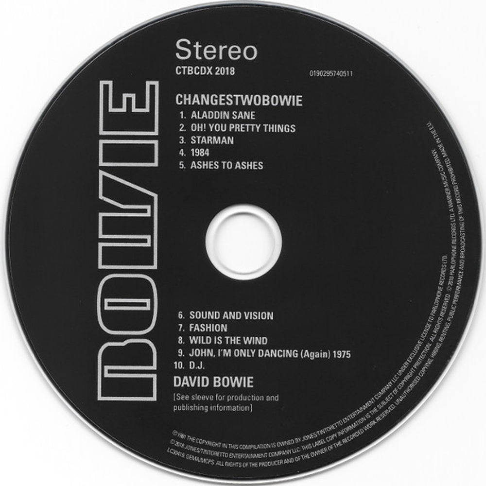 Image: David Bowie – Changestwobowie CD | Relix