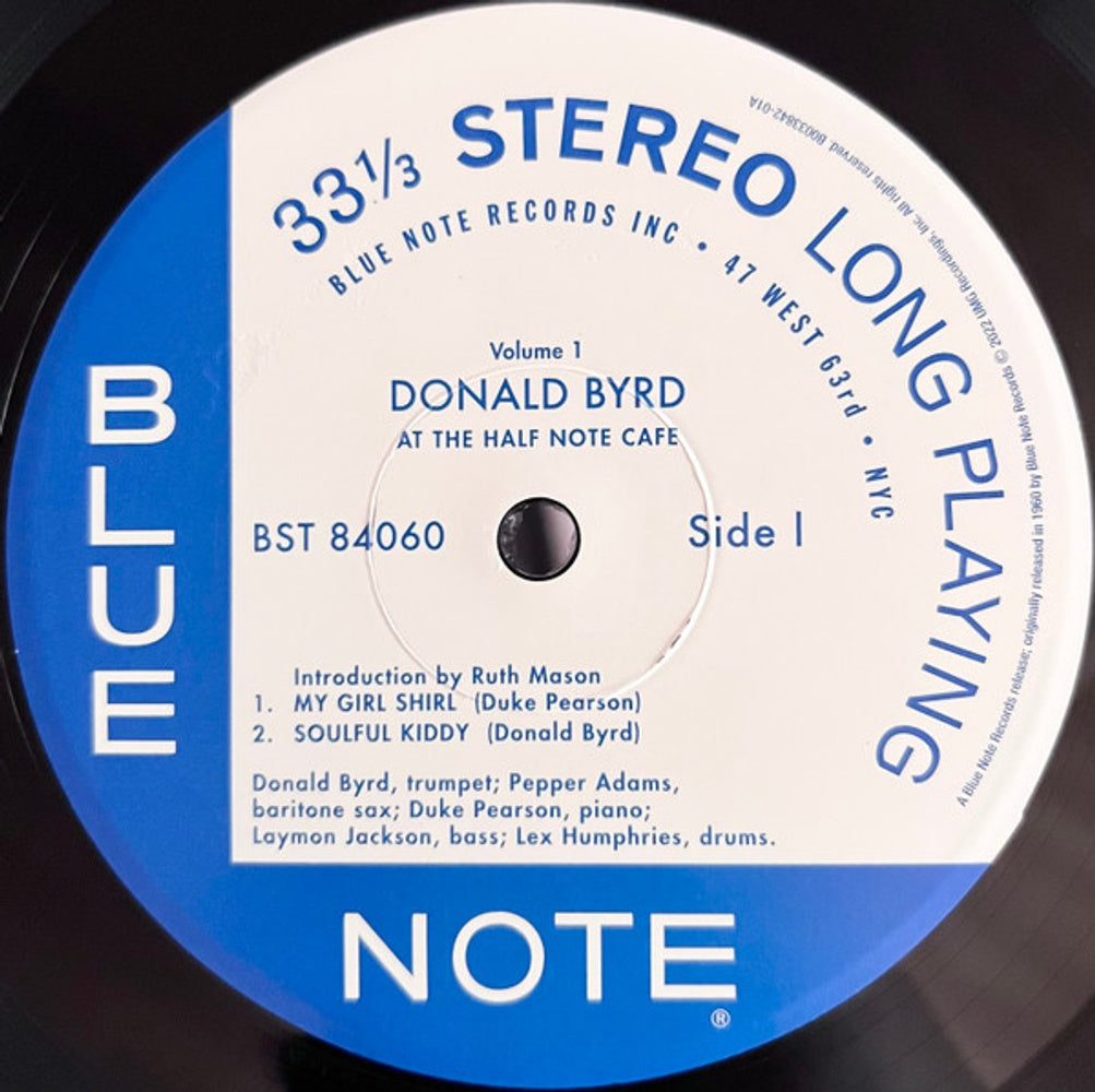 Image: Donald Byrd – Donald Byrd • At The Half Note Café, Vol.1 (Blue Note Tone Poet Series LP Vinyl) Vinyl LP | Relix