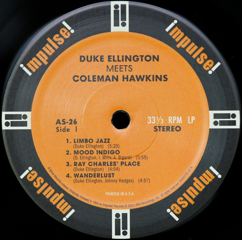 Image: Duke Ellington & Coleman Hawkins – Duke Ellington Meets Coleman Hawkins (Verve Acoustic Sounds Series)[LP] Vinyl LP | Relix