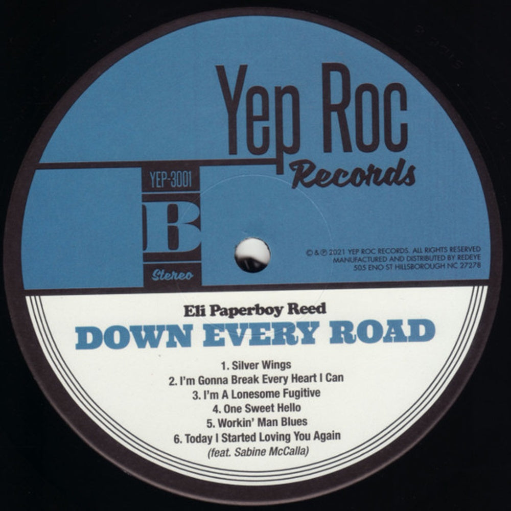 Image: Eli 'Paperboy' Reed – Down Every Road Vinyl LP | Relix