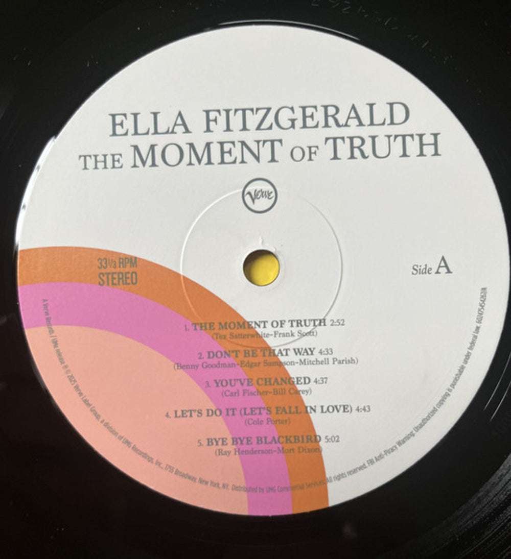 Image: Ella Fitzgerald – Moment Of Truth: Ella At The Coliseum Vinyl LP | Relix