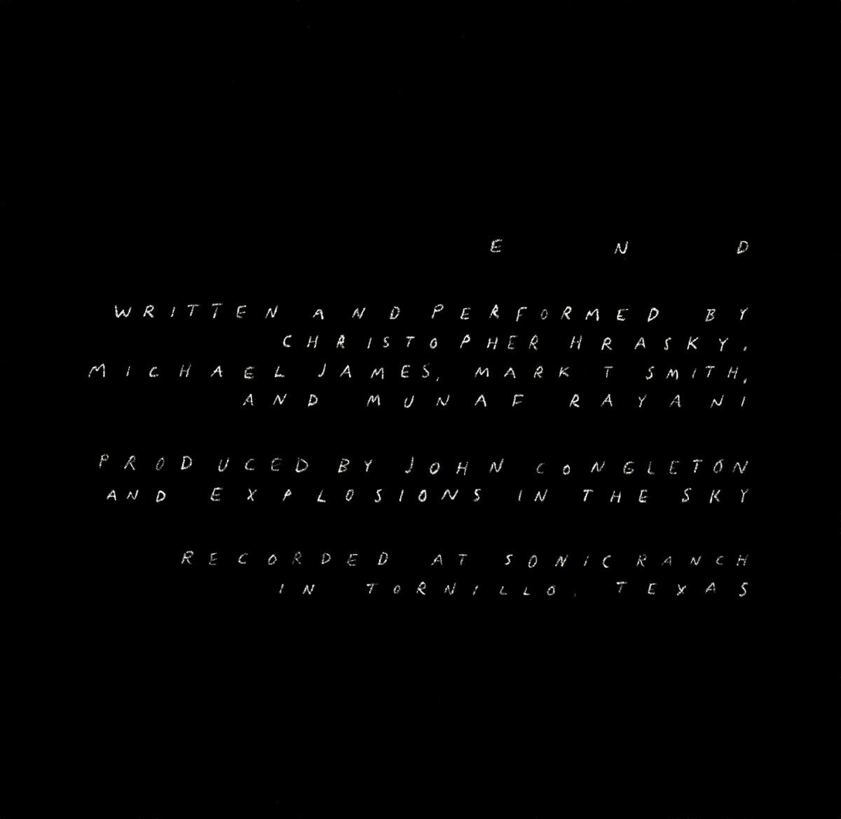 Image: Explosions In The Sky – End Vinyl LP | Relix