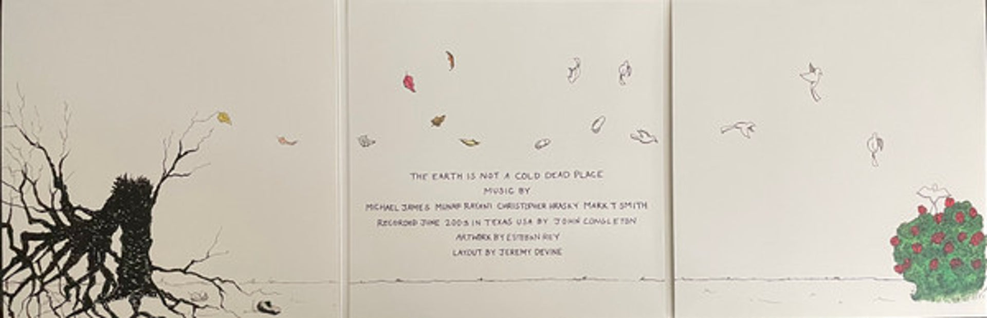Image: Explosions In The Sky – The Earth Is Not A Cold Dead Place: Anniversary Edition (Opaque Red LP Vinyl) Vinyl LP | Relix