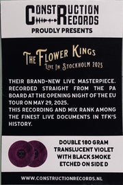 Image: Flower Kings – Live In Stockholm 2025 (180 Gram Clear Black LP Vinyl) Vinyl LP | Relix