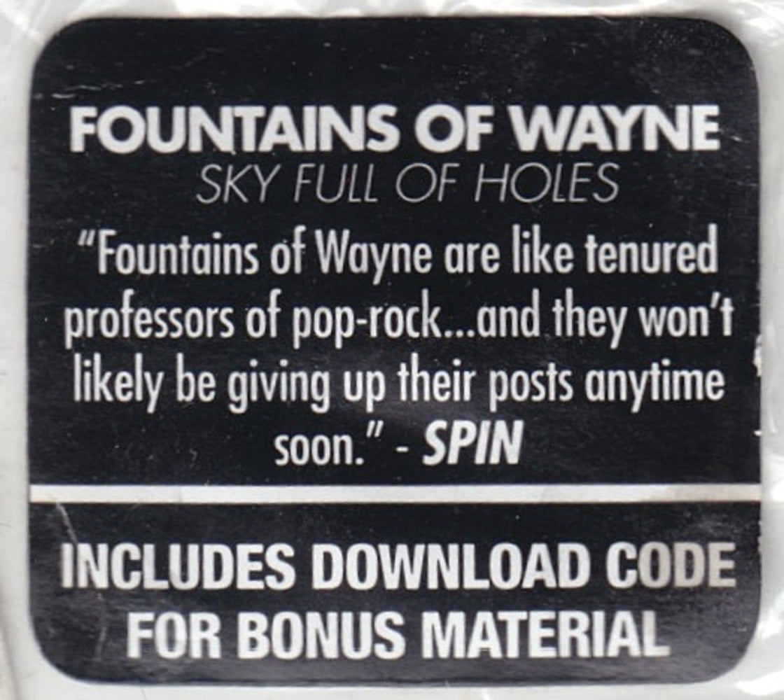 Fountains Of Wayne - Sky Full of Holes CD | Relix | relix.shop
