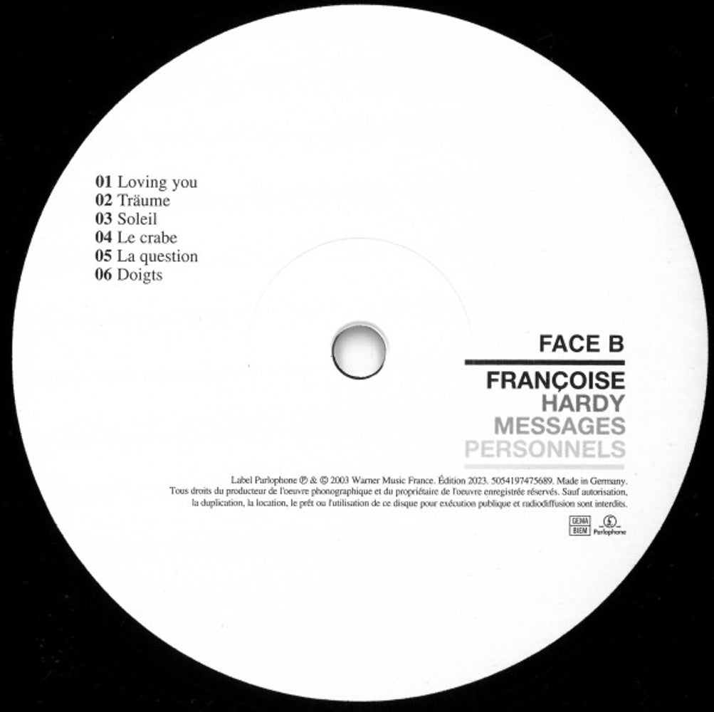 Image: Francoise Hardy – Messages Personnels (Hol LP Vinyl) Vinyl LP | Relix