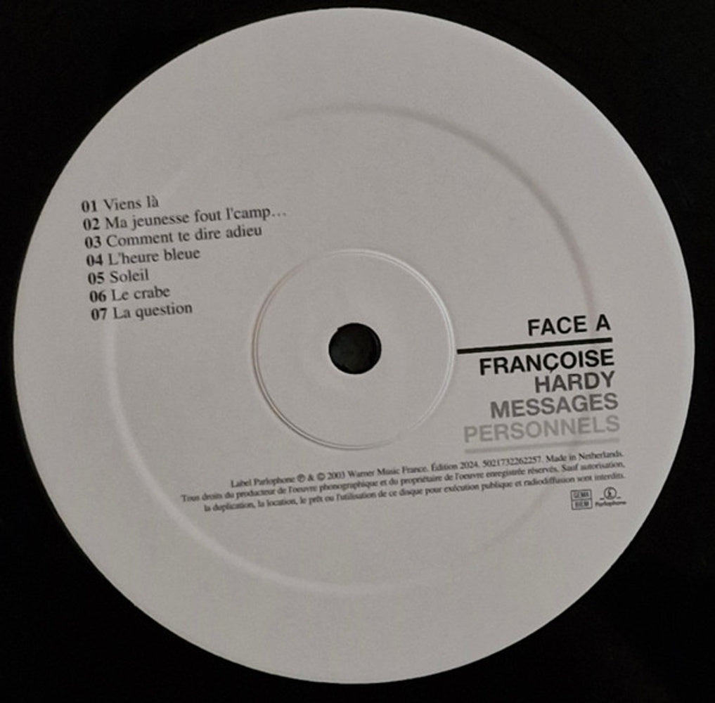 Image: Francoise Hardy – Messages Personnels Vinyl LP | Relix