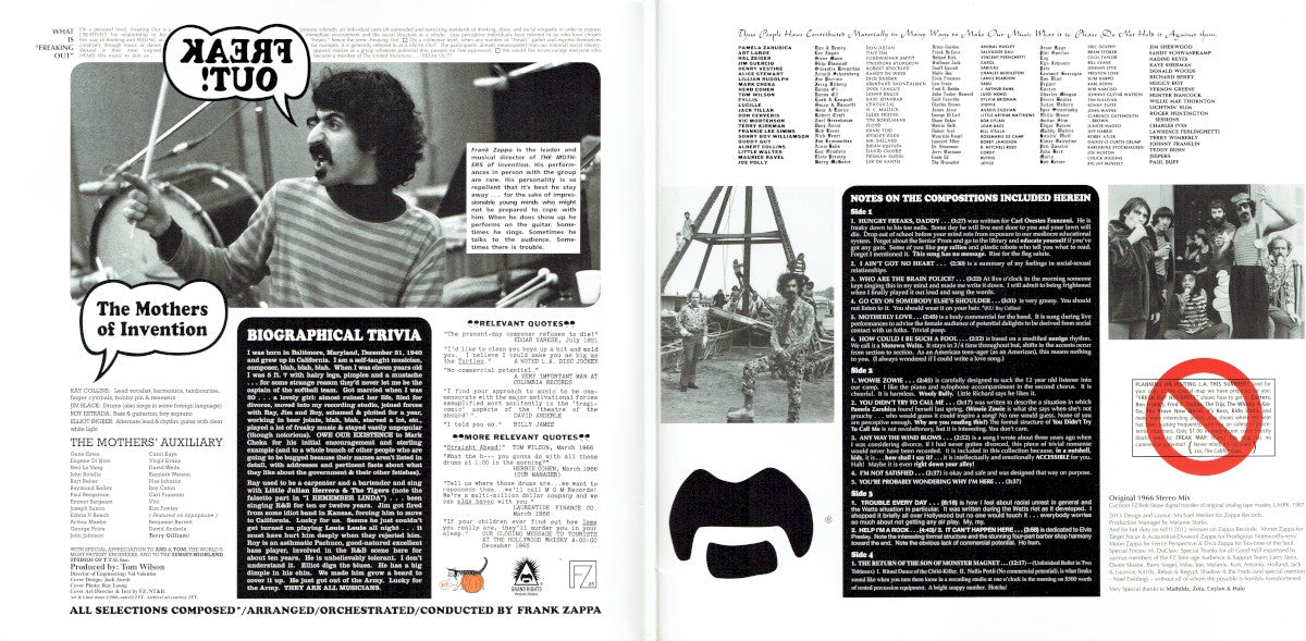 Image: Frank Zappa – Freak Out Vinyl LP | Relix