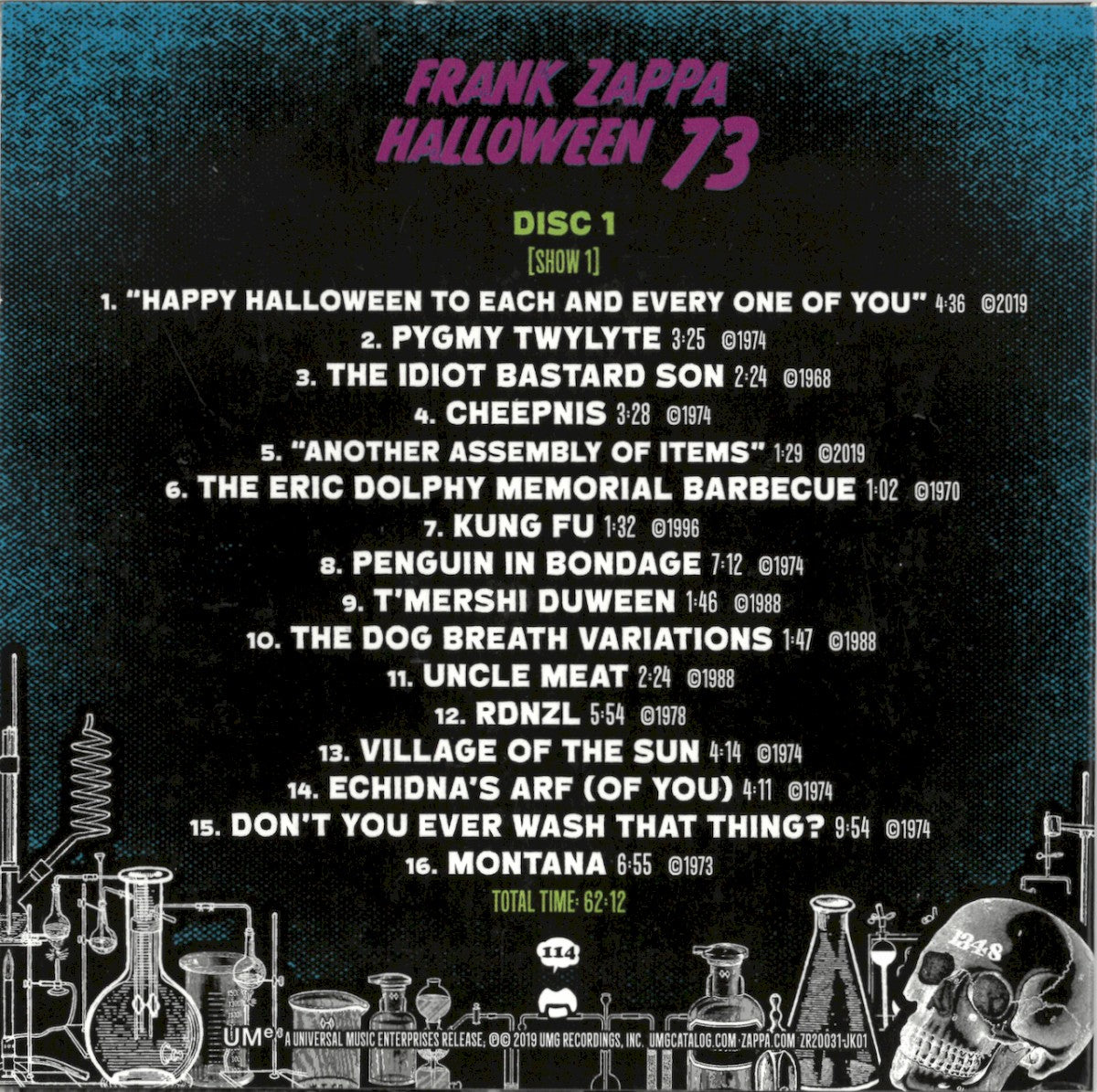 Image: Frank Zappa – Halloween 73 (Box Set CD) CD | Relix