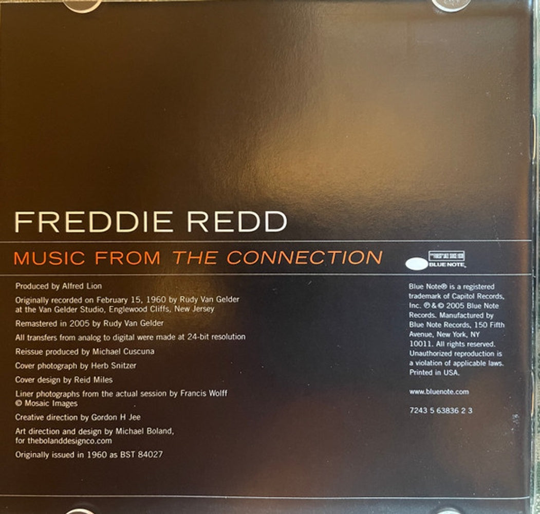 Image: Freddie Redd Quartet – Music From The Connection (Remastered CD) CD | Relix
